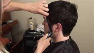 HOW TO CUT Mens Medium  Long Hair with Scissors  Hair Tutorial [upl. by Yensehc]