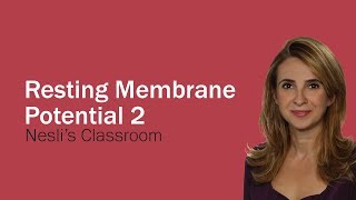 Resting Membrane Potential lecture part 2 [upl. by Nnaeiluj]