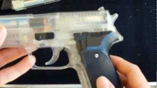 Sig Sauer P226 Airsoft Spring Pistol Review KWC [upl. by Ridgley]