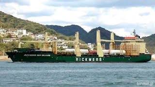 RICKMERS NEW ORLEANS  RICKMERS REEDEREI heavy lift ship [upl. by Atilam]