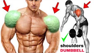 Ultimate Shoulder Dumbbell Exercises for Strength and Definition [upl. by Cosma13]