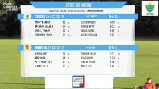 Stockport CC 1st XI v Mobberley CC 1st XI [upl. by Euridice]