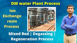 DM water plant process in Hindi  Ion exchange process water treatment  Demineralization Process [upl. by Francis]