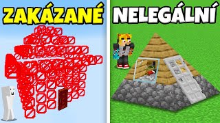 NELEGÁLNÍ Domy v Minecraftu [upl. by Etnomaj]