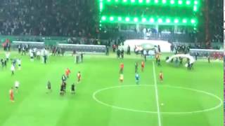 DFBPOKALFINALE  2018  Eintracht Frankfurt mit Videobeweis 3tes Tor letzte Minuten Abpfiff [upl. by Fairleigh]