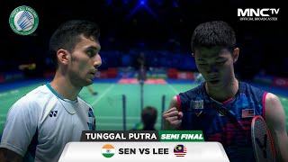 IND VS MAS  SEMI FINAL TUNGGAL PUTRA  LEE VS SEN  YONEX ALL ENGLAND OPEN 2022 [upl. by Ellesirg]