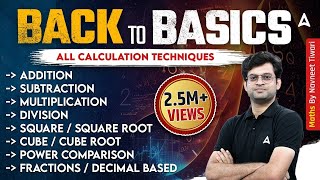 All Calculation Tricks in One Video  Master Addition Subtraction Multiplication SquareCube Root [upl. by Gerardo]