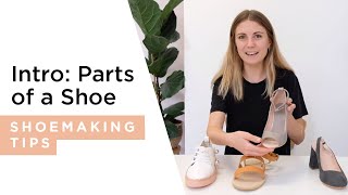 Different parts of a shoe  HANDMADE  Shoemaking Tutorial [upl. by Nihi]