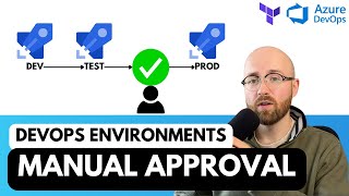 Manual Approval  Azure DevOps Environments for Terraform YAML [upl. by Ynahpit]