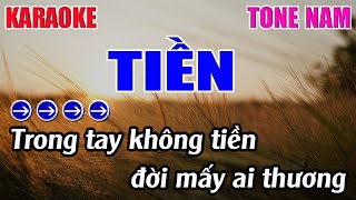 Tiền Karaoke Tone Nam  Am  Karaoke 9999  Beat Mới [upl. by Sarene158]