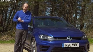 Volkswagen Golf R Estate 2016 review  TELEGRAPH CARS [upl. by Eudoca]