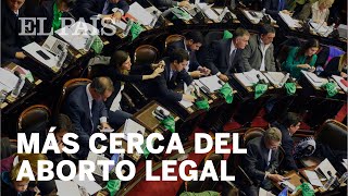 ABORTO ARGENTINA  La Cámara de Diputados aprueba la LEGALIZACIÓN del aborto [upl. by Nevyar106]