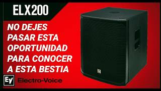 🔊🔊¡NO PESA NADA Compré éste Subwoofer ELX20018SP Y éstas son mis impresiones [upl. by Skip]