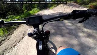 Hallomotor FC 1 Stealth Bomber eBike Riding Video [upl. by Luella]