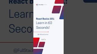 React Basics In 60 Seconds Shorts ReactJS Programming [upl. by Karlee569]