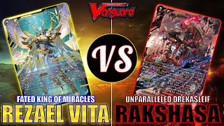 FIGHT NIGHT  REZAEL VITA VS VARGA DRAGRES quotRAKSHASAquot  CARDFIGHT VANGUARD [upl. by Salkin639]