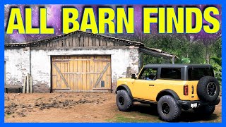 Forza Horizon 5  ALL BARN FINDS  LOCATIONS [upl. by Carlene531]