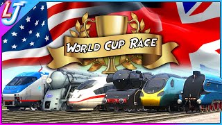 Train Simulator  The World Cup Race  Part 1 of 3 [upl. by Attehcnoc543]