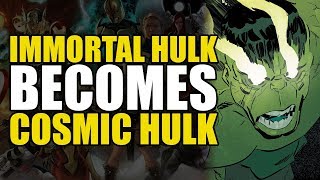 Immortal Hulk Becomes Cosmic Hulk Immortal Hulk One Shot  Comics Explained [upl. by Giaimo]