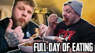 ROAD TO WORLDS STRONGEST MAN  FULL DAY OF EATING  Episode 9 [upl. by Ocirnor]