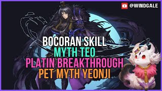 BOCORAN SKILL MYTH TEO  PLATIN BT  PET MYTH YEONJI  SEVEN KNIGHTS 2 [upl. by Fasa]