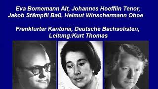 Bach Kantate BWV 159 Sehet wir gehn hinauf gen Jerusalem  K Thomas 1962 [upl. by Knute]