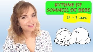 Rythme du sommeil de bébé  Evolution de 0 à 1 ans [upl. by Sekyere]