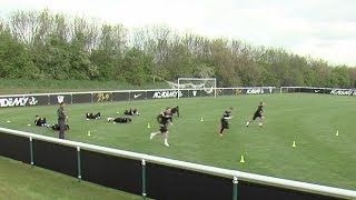 How to improve endurance and core strength  Soccer training drill  Nike Academy [upl. by Lowrie15]