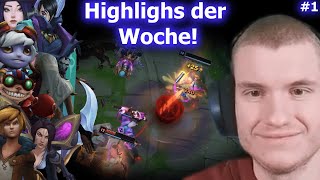 Highlights der Woche 1🤩 ezreal tristana ziggs aphelios jhin kaisa caitlyn [upl. by Adiv651]