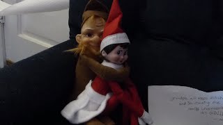 New elf on the shelf dolls And the bad elf returns [upl. by Elleinnod]