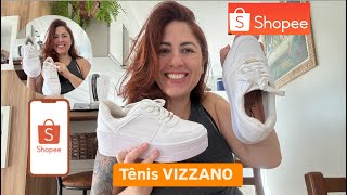 RESENHA TÊNIS BRANCO VIZZANO SHOPEE  É DE QUALIDADE resenha tenis dicas shopee vizzano [upl. by Oynotna697]