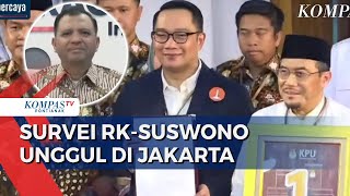 Poltracking Rilis Survei Pilgub Jakarta Ridwan KamilSuswono Unggul 475 [upl. by Rednijar291]