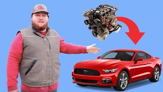 Westen Champlin Swaps Ecoboost Mustang With Cummins [upl. by Aerdnaeel918]