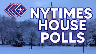 NYTimes Polls Democrats Hold Battleground House Seats [upl. by Nwahsram349]