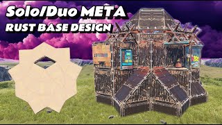 The best SOLODUO bunker RUST base design [upl. by Aleibarg]