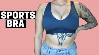 Sport Chek Sports Bra TRY ON HAUL [upl. by Moonier238]