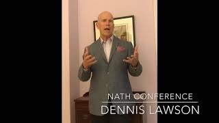 Dennis Lawsons 2020 Virtual NATH Conference Welcome [upl. by Godding]