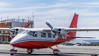 Partenavia P68 takeoff at Jandakot airport [upl. by Ennaeerb579]