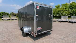 Cargo Mate 6x12 Enclosed Cargo Trailer w Ramp Door  AAA Trailer  Howell MI [upl. by Lombardi751]