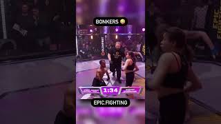 Epic Fighting is CRAZY 2 vs 1 Midget Fight 🤪😂 mma [upl. by Odab117]