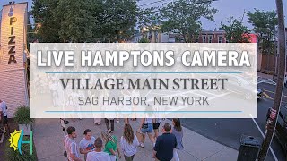 Hamptonscom  LIVE 4K Main Street Sag Harbor Village New York [upl. by Ladnor]