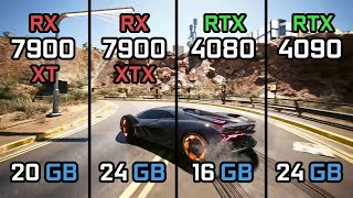 RX 7900 XT vs RX 7900 XTX vs RTX 4080 vs RTX 4090  Best Gaming GPU [upl. by Stroup]