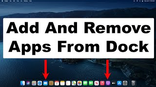 How To Add Downloads To Dock in Mac OS  Macbook Air  Pro  iMac Downloads in Dock [upl. by Adnac]