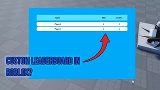 How to Make a CUSTOM LEADERBOARD SYSTEM  Roblox Studio Tutorial [upl. by Pepi77]