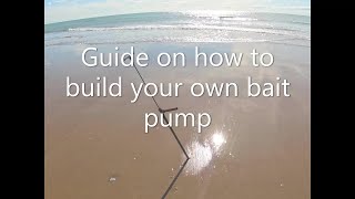 Guide on How to Build a Bait Pump for Black Lugworms [upl. by Retlaw]