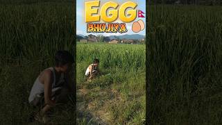 EGG BHUJIYA AFTER COLLEGE 🥚🍜🥵 [upl. by Kcireddor]