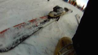 GoPro HD Fun carving with ski LUSTI FCT and boots Dalbello in Stuhleck [upl. by Aryahay]