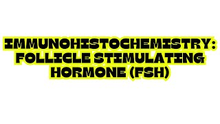 IMMUNOHISTOCHEMISTRY FOLLICLE STIMULATING HORMONE FSH [upl. by Tyson688]