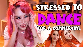 BEHINDTHESCENES REVEAL Stressed Out Dancing For My Shopee Commercial [upl. by Vareck]