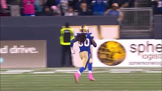 Winnipeg Blue Bombers Janarion Grant All Touchdowns As A Blue Bomber [upl. by Ralina]